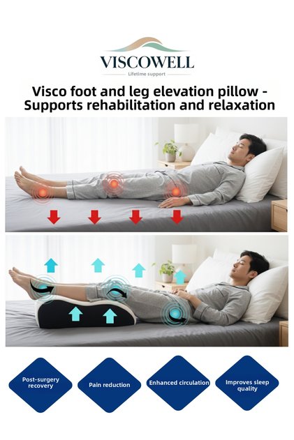 Visco Foot and Leg Elevating Pillow