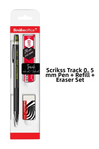 Track 3-Piece Set Versatil Pen + Pen Tip + Eraser
