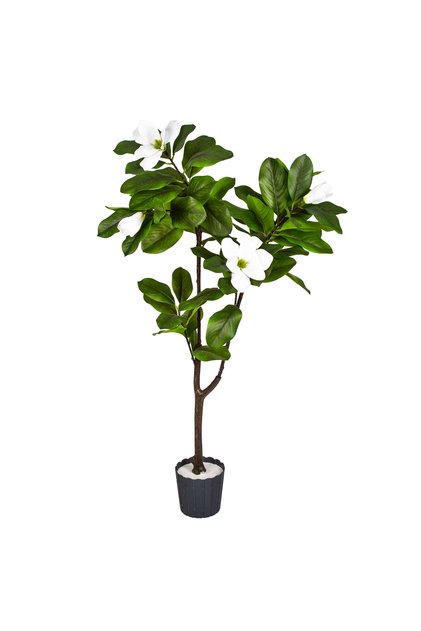 Yapay Manolya Ağacı, Gerçek Dokulu - 120 cm