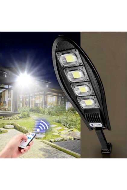 Lampă Solară Exterior cu Senzor Mișcare, 168 LED, Braț Inclus, IP65, 3 Moduri, cu Telecomandă