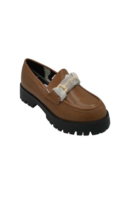Mocasini damă 36, imitație de piele, maro