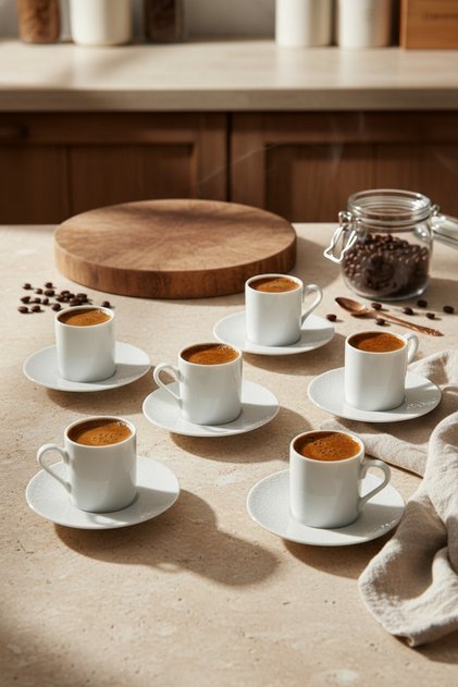 Buket - Set of 6 Coffee Cups