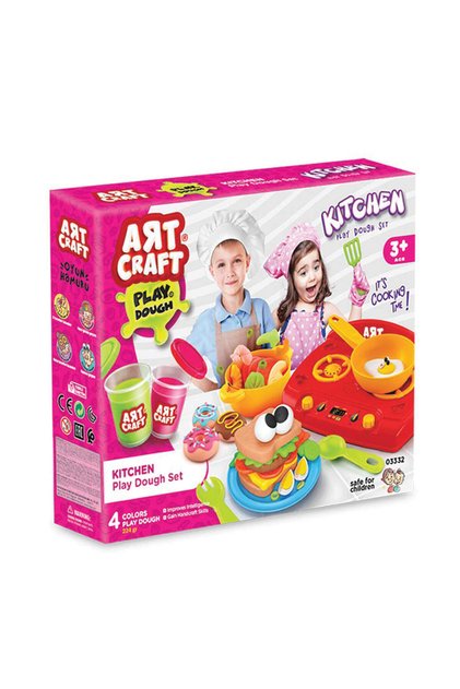 Kitchen Dough Set 224 Gr | Safe Play Dough with Health Test | Fun Set for Ages 3+