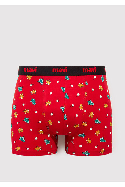 New Year's Themed Red Boxer 092252-32421
