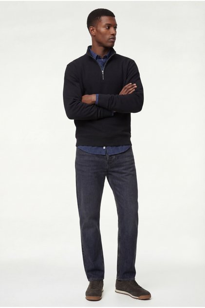 Long Sleeve Half-Zip Sweatshirt