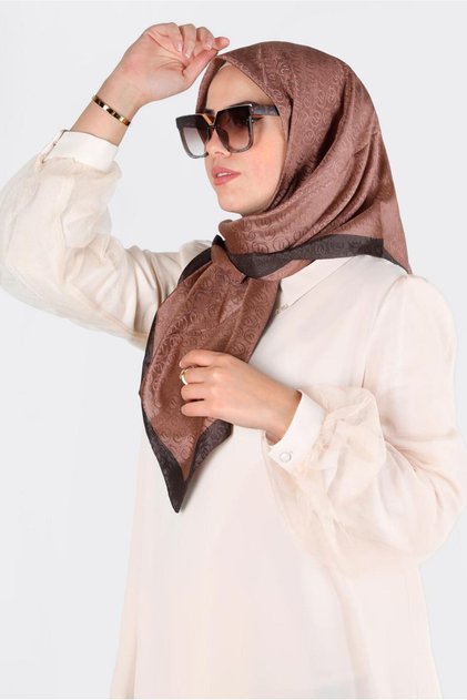 ALVİNA MONOGRAM EŞARP 8142