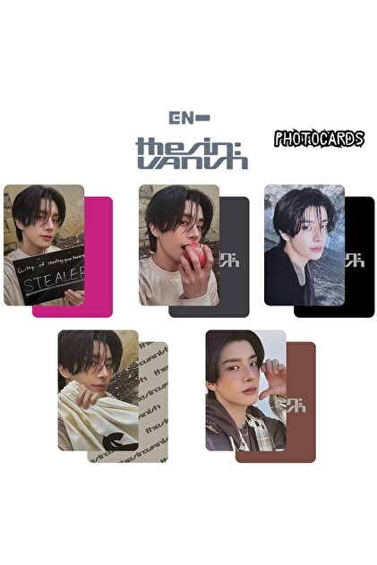 Kpop Dünyasi ENHYPEN Jake '' The Sin : VANISH '' Photocards Set