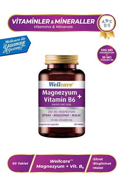 Magnezyum + Vitamin B6 60 Tablet
