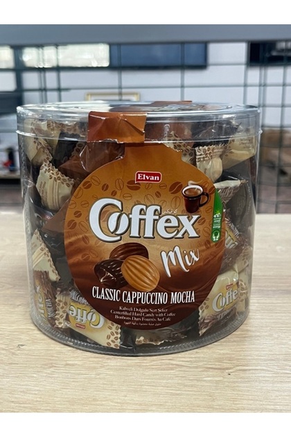 Elvan Coffex Mix (Kahve-Cappuccino-Mocha) 1000 Gr. (1 Silindir