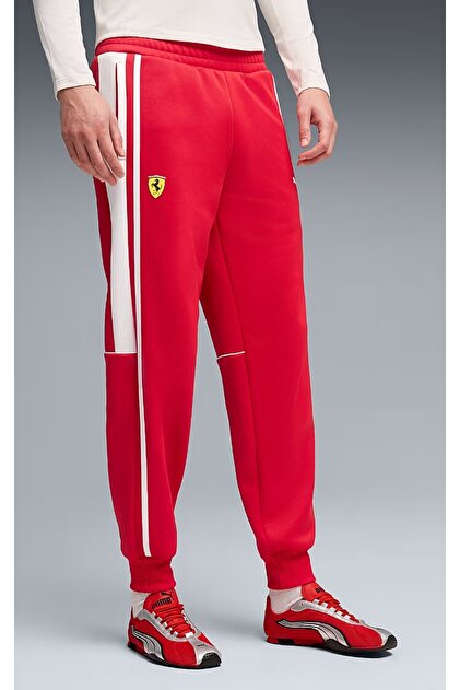 Puma Ferrari MT7 Track Pants 635834 Erkek Eşofman Altı KIRMIZI
