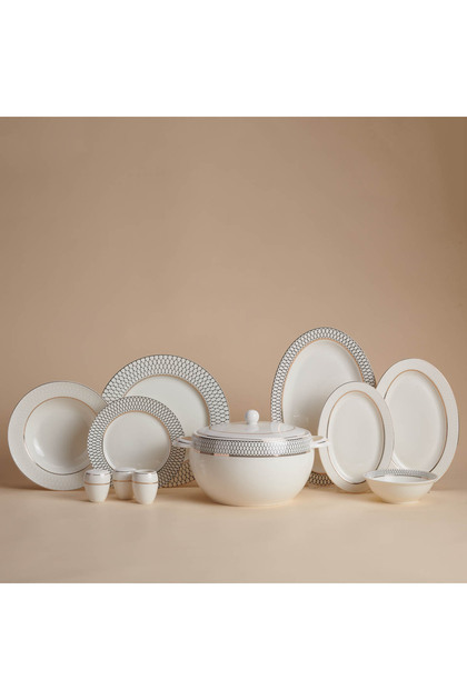 KORKMAZ Perla Collection 60 Parça Yemek Takımı A8362 - Fiyatı