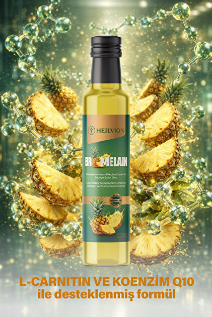 HEILVION Bromelain & Ananas Içeren Detox Mix Şurubu ( KOENZİM Q10