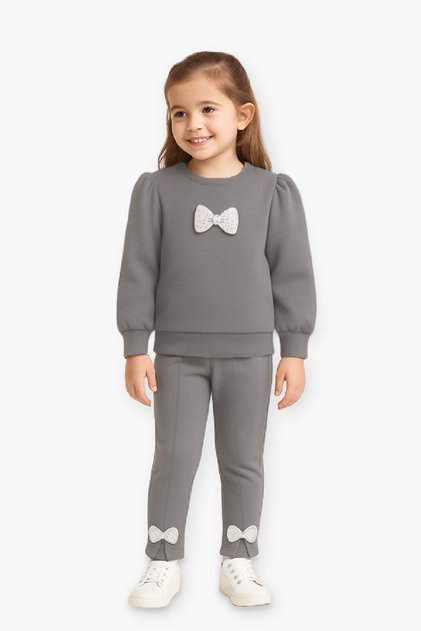 Kids Winter Co-ord Set | Organic Cotton Top & Bottom Clothing Set | Outfit for Cold Weather