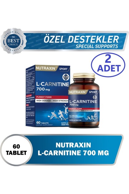 nutraxin l carnitine 1400 mg Nutraxin L-Carnitine 700 mg 2X60 Tablet