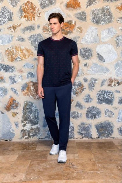 4513 Short Sleeve Men's Pajamas Set