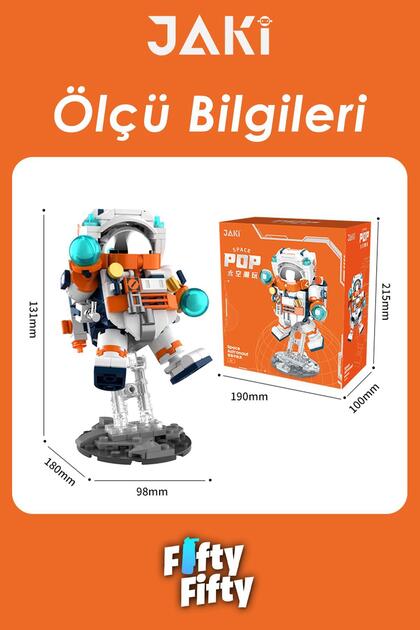 Vagonlife Jaki Mini Space Serisi/astronot -JK8505 (+302 Parça