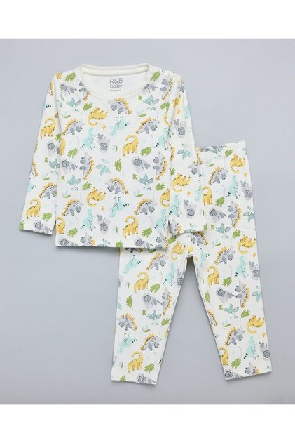 Boys Multi Printed Top and Pant Set