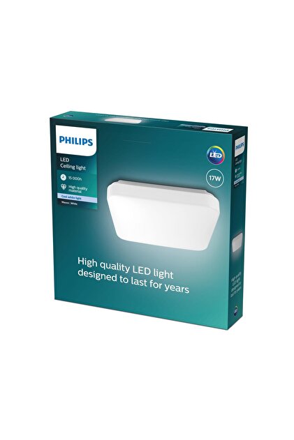 Philips Mauve Kare Tavan Lambası 17W 4000K Gün Işığı - Fiyatı