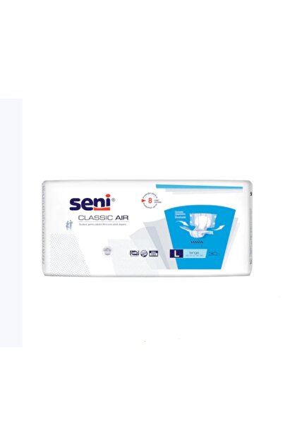 Scutece pentru adulți Classic Air L, Absorbție 2500 ml, 30 buc.