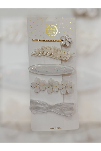 Set of 5 Buckle Leaf Pattern