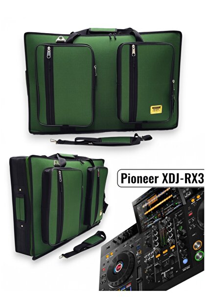 PIONER Xdj-Rx3 Setup Için Uyumlu Çanta Soft Case Kılıf. Haki
