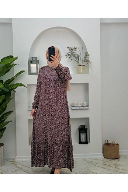 zehra aksoy 2020 Yeni Sezon Viskon Küçük Çiçek Desenli Halil