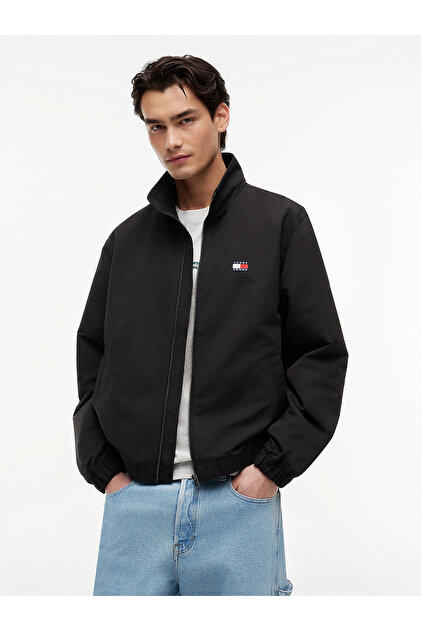 トミー　メンズ　BLK M Tommy Hilfiger Jachetă neagră TJM Essential pentru bărbați