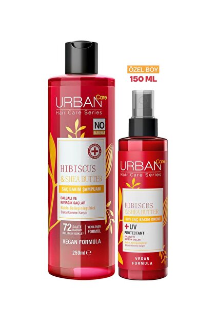 Urban Care Hibiscus&shea Butter Kıvırcık Ve Dalgalı Saçlara Özel 2