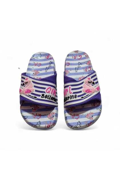 Summer Non-Slip Sole Purple Girls' Slippers