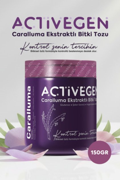 Caralluma Ekstraktlı Bitki İçeren Detox Tozu (1 Aylık)
