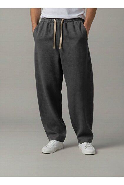 Wekame Men's Jogger Baggy Fit Elastic Waist 100% Original Raw
