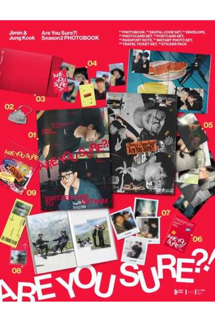 tays store Jimin X Jung Kook Are You Sure?! Season2 PHOTOBOOK