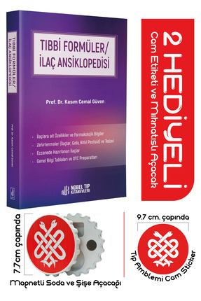 Nobel Tıp Kitabevi Tıbbi Formüller Ilaç Ansiklopedisi-kasım Cemal