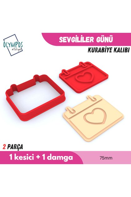 Valentine's Day - Valentine's Day | Cookies - Sugar Dough - Play Dough Mold Set