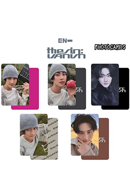 Kpop Dünyasi ENHYPEN Heeseung '' The Sin : VANISH '' Photocards