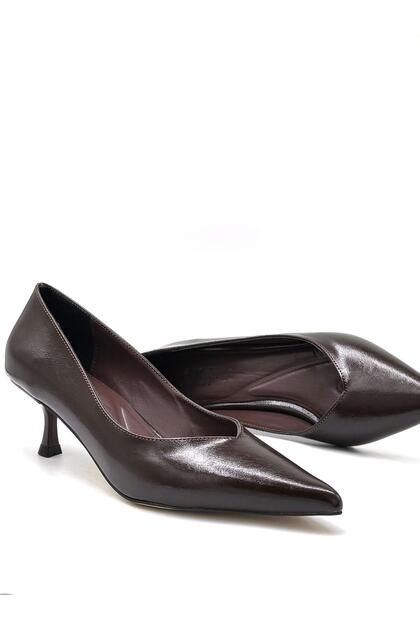(Park Moda) Women's High Heels Shoes Brown