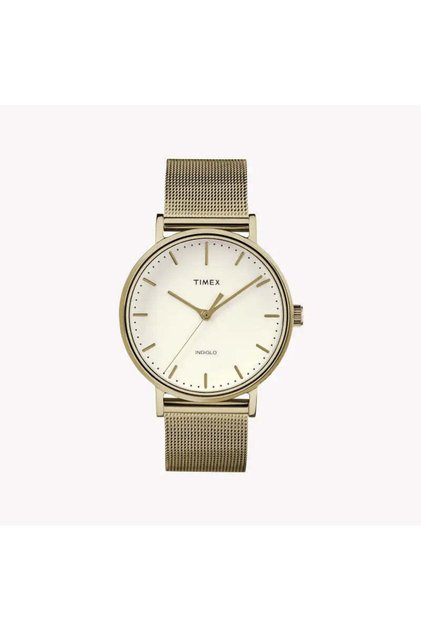 Women's Gold Stainless Steel Watch,Beige Dial | Tw2r26500