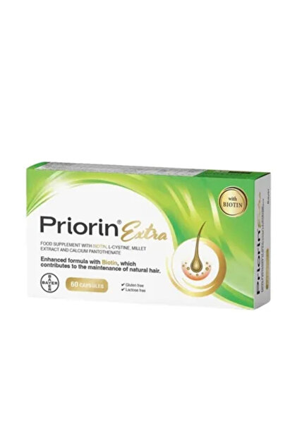 Extra Hair Support Supplement with Biotin, L-Cystine & Millet Extract - gluten free, lactose