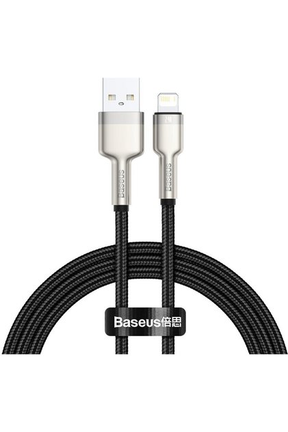 USB pentru cablu Lightning, 2.4A, 1m (negru)