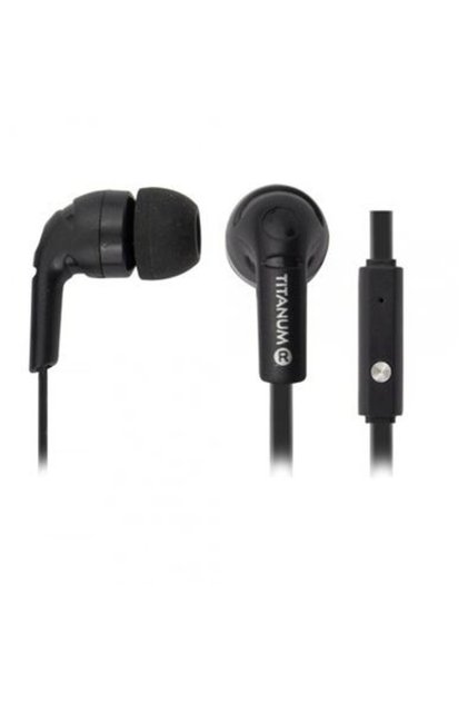 TH109K Titanium, Casti In Ear cu fir, Negru