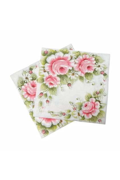 20pcs 20pcs 33cm Lotus Flower Printed Facial Tissue Picnic Birthday Party Wedding Confessions Tissue