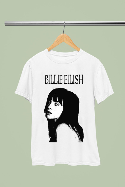Billie Eilish Printed Cotton Short Sleeve Regular Fit Youth and Children T-Shirt