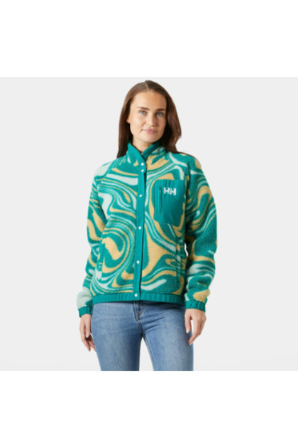 Helly Hansen W Imperıal Prınted Pıle Snap Kadın Mont HHA.63373