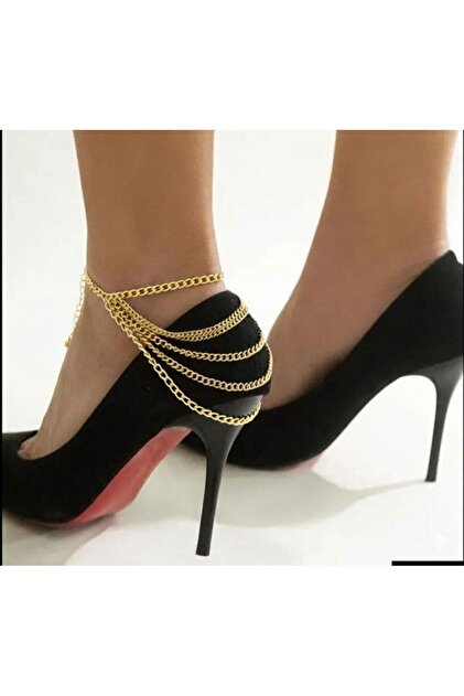 Stylish and Elegant Women's Chain Model Foot Anklet