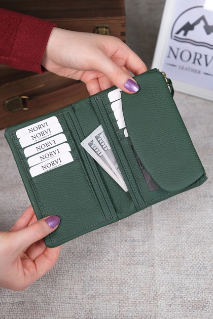 Genuine Leather Small Women's Wallet 1321