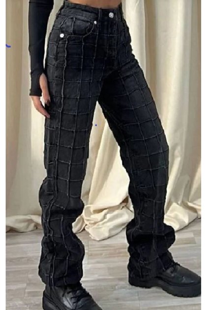 TREND SPECIAL STRAIGHT FIT WIDE-LEG BAGGY JEAN DENIM TROUSERS