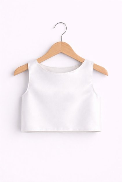 Κοριτσίστικο λευκό crop top για πάρτι, ειδική περίσταση, συνδυασμός για γενέθλια, μπουστάκι