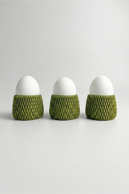Zeno Decorative Poached Egg Set | 3-Pack - Green