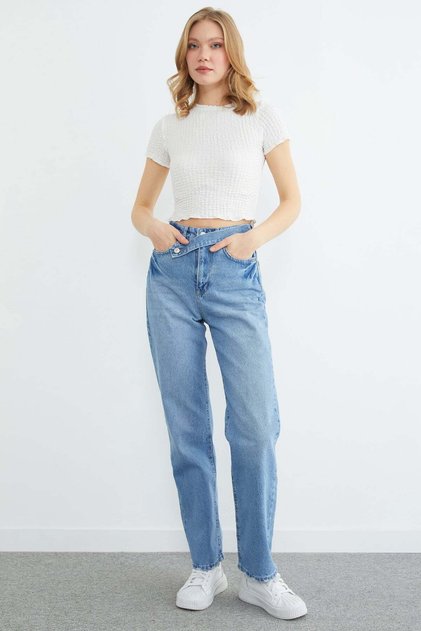 Beli Belted Palazzo Jean