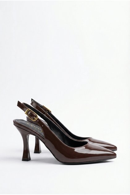 Élise Series Women's Pointed-Toe High-Heeled Slingback Shoes